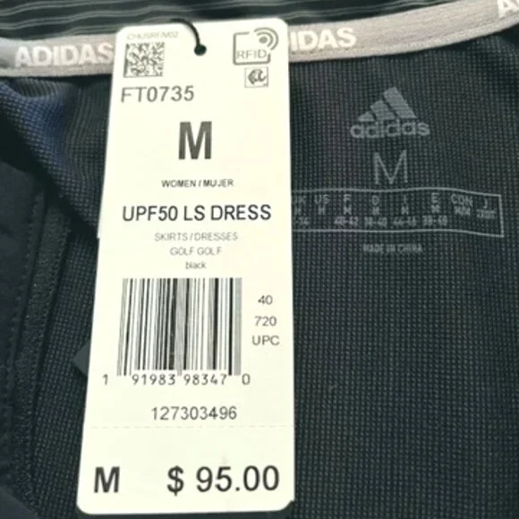 Adidas Black and Gray Mini Dress - Picture 10 of 11